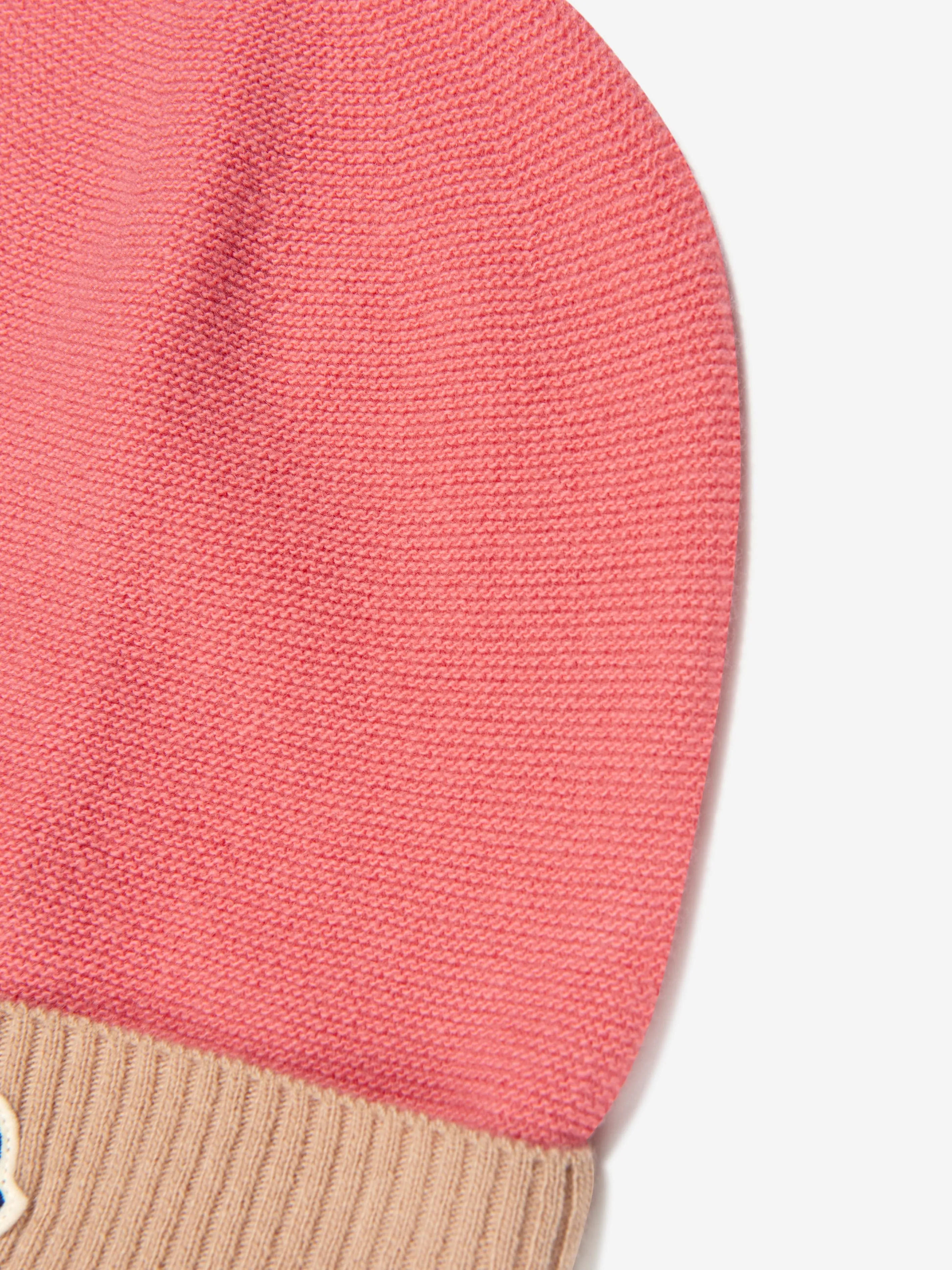 Moncler Enfant Girls Wool Knitted Logo Hat