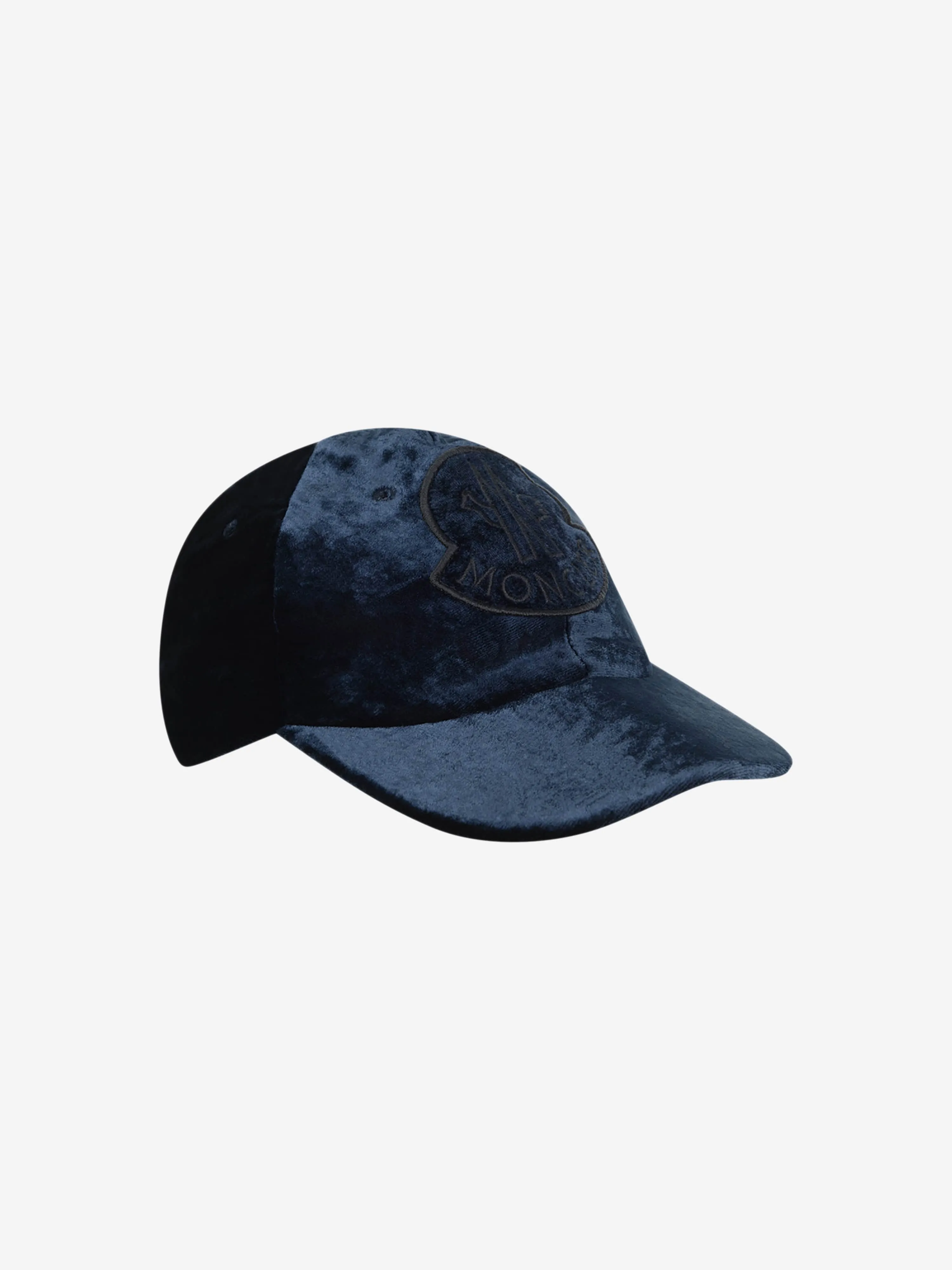 Moncler Enfant Velvet Logo Cap