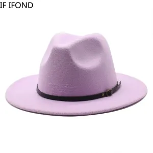Multicolor Wool Jazz Hats
