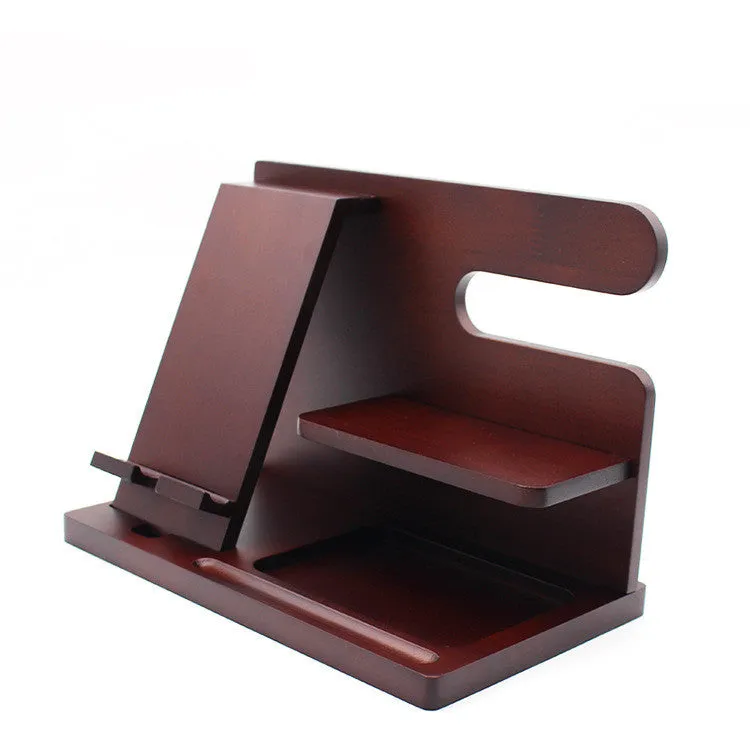 Multifunctional Desktop Stand Bamboo And Wood Creativity | Brodtica.com