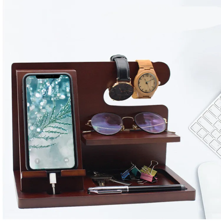 Multifunctional Desktop Stand Bamboo And Wood Creativity | Brodtica.com