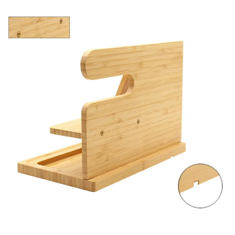 Multifunctional Desktop Stand Bamboo And Wood Creativity | Brodtica.com