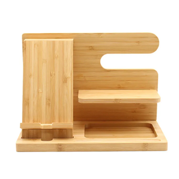 Multifunctional Desktop Stand Bamboo And Wood Creativity | Brodtica.com