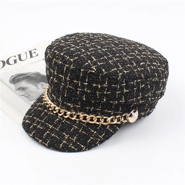 Nala Tweed Newsboy Hat - 3 Colors
