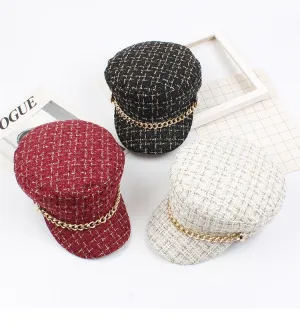 Nala Tweed Newsboy Hat - 3 Colors