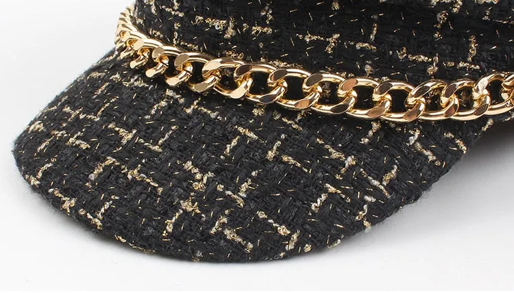 Nala Tweed Newsboy Hat - 3 Colors