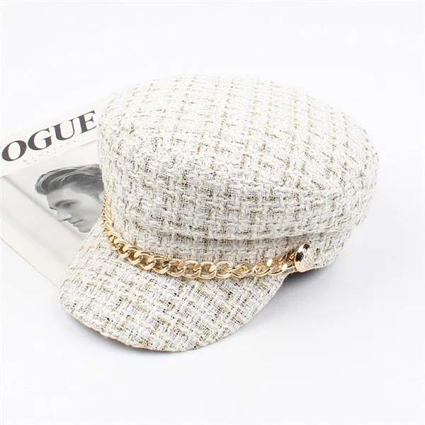 Nala Tweed Newsboy Hat - 3 Colors