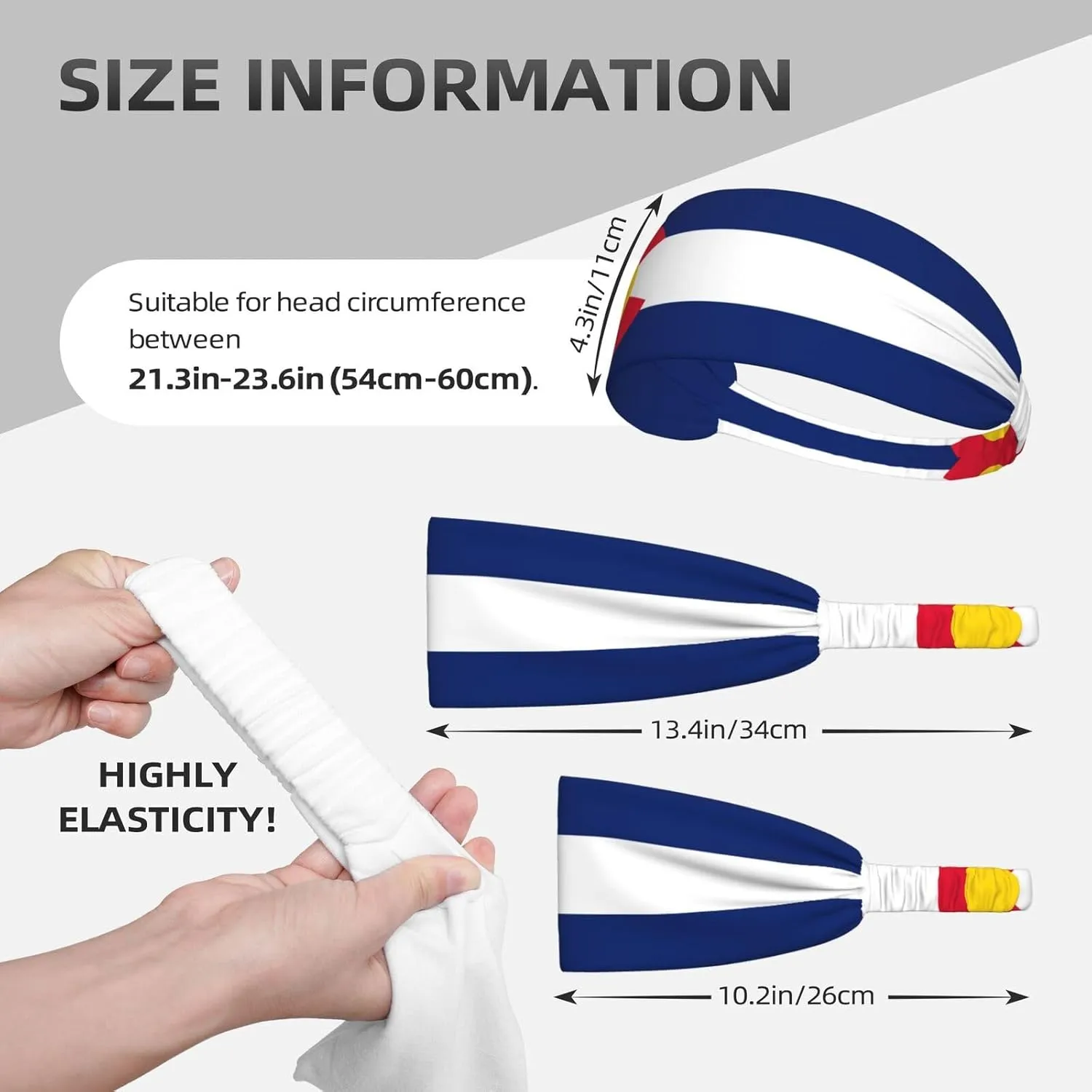 National Flag Bucket Hats with Headband Set Mens Womens - Cute Flag Summer Sun Hats Fisherman Hat Packable for Outdoor