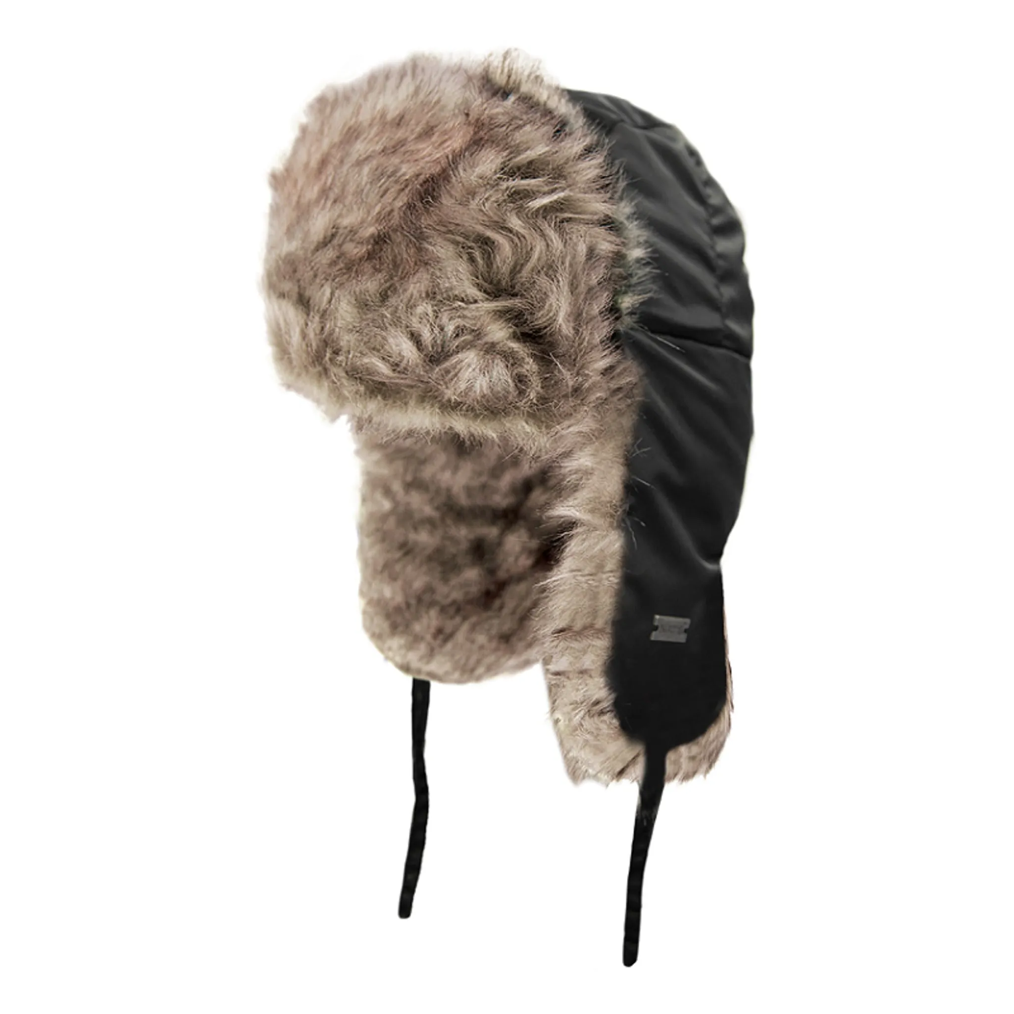 Nats Aviator Style Hat, Nylon Exterior, Imitation Fur Lining, Wind and Moisture Resistant, Foldable Ears, Adjustable Chin Cord, Warm and Stylish | Sizes S-2XL