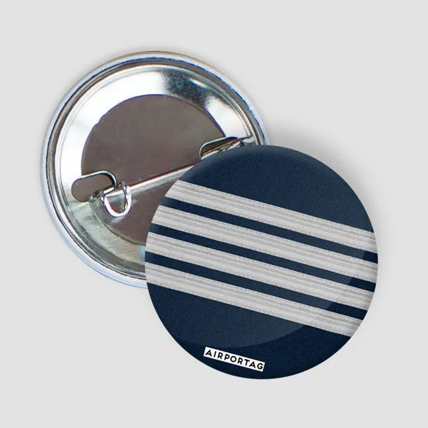 Navy Pilot Stripes - Button