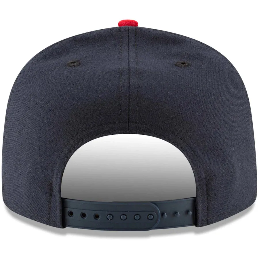 New Era Atlanta Braves Team Color Basic 9FIFTY Snapback-Navy/Red