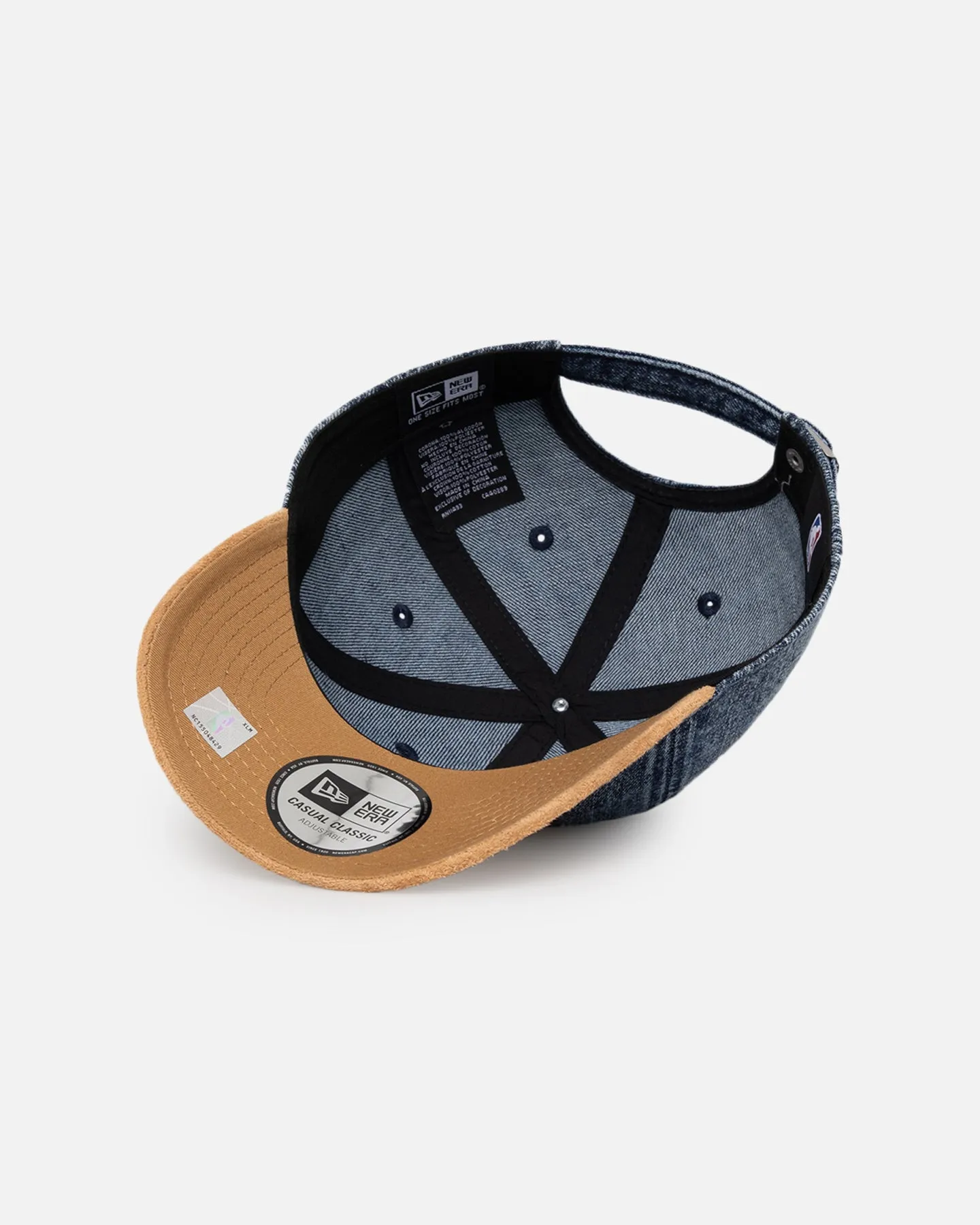 New Era Chicago Bulls 'Denim Shades' Casual Classic Strapback Denim/Wheat