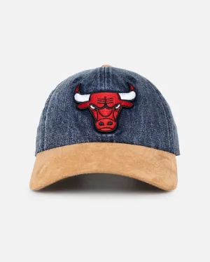 New Era Chicago Bulls 'Denim Shades' Casual Classic Strapback Denim/Wheat