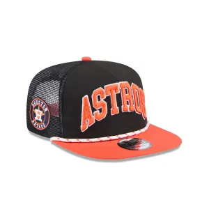 New Era Houston Astros Throwback The Golfer Snapback Hat