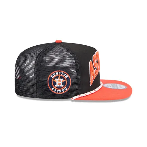 New Era Houston Astros Throwback The Golfer Snapback Hat