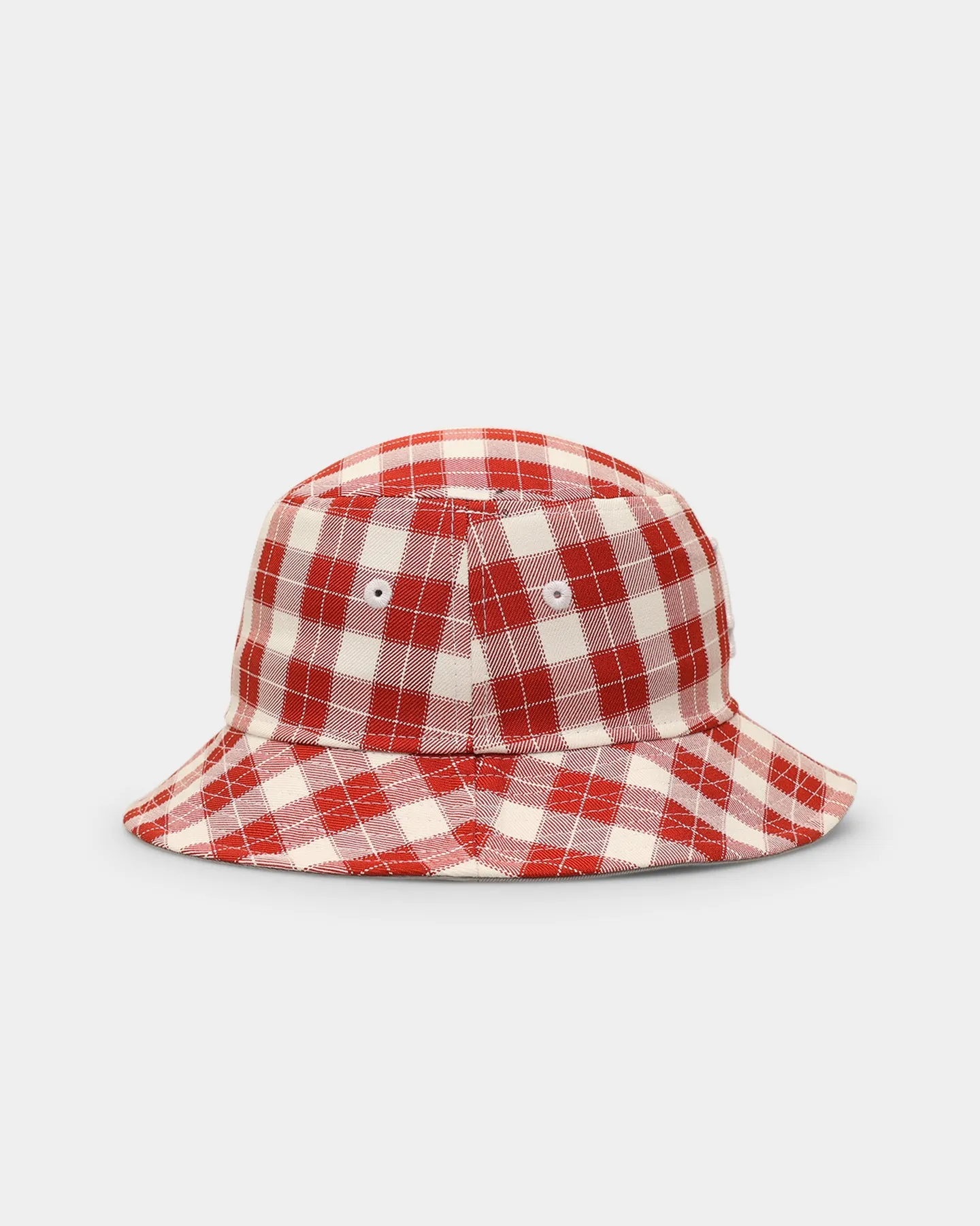 New Era Los Angeles Dodgers 'Plaid' Bucket Hat Red