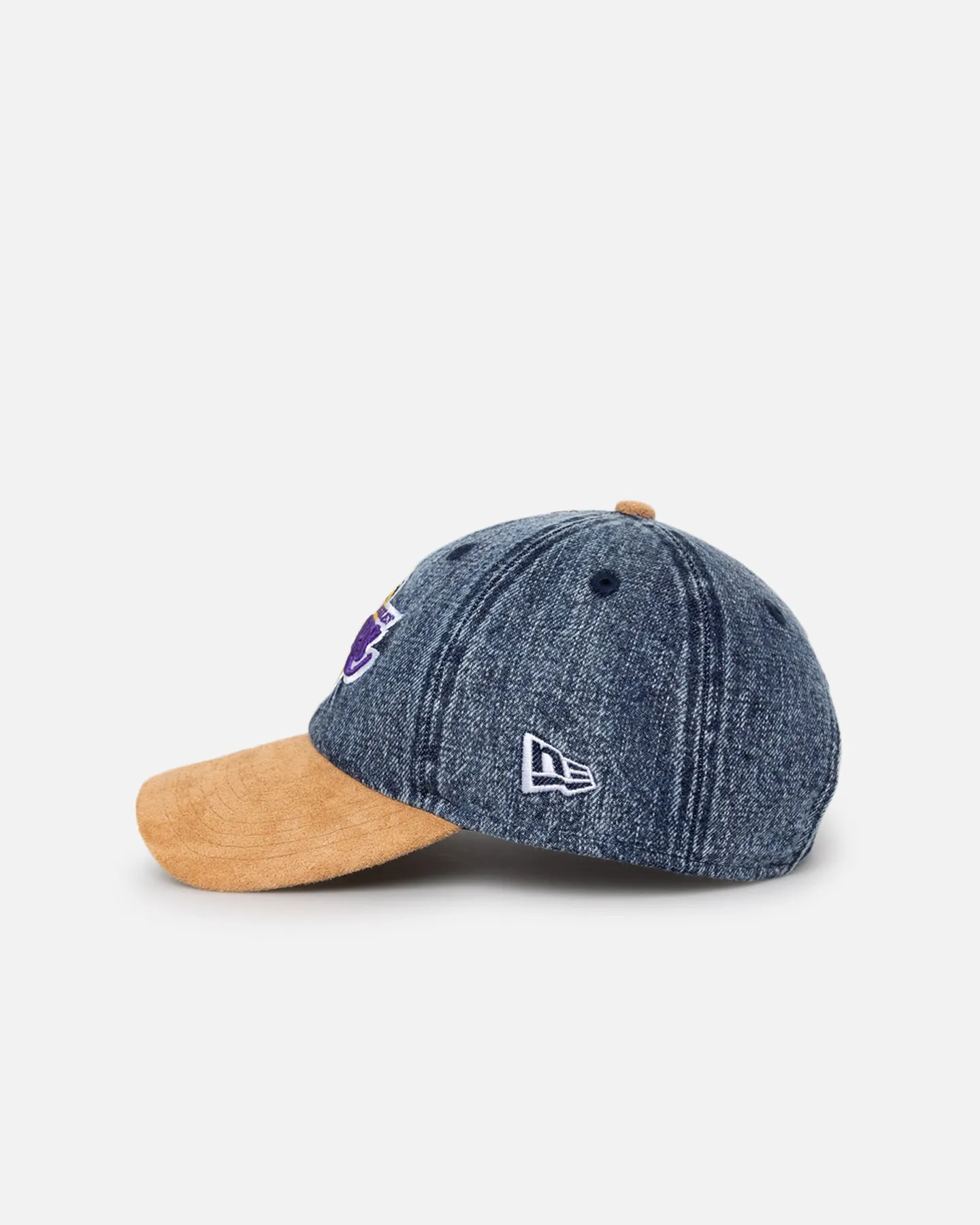 New Era Los Angeles Lakers 'Denim Shades' Casual Classic Strapback Denim/Wheat