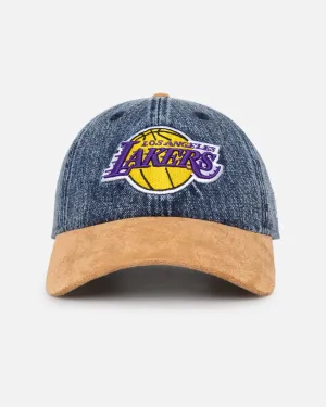 New Era Los Angeles Lakers 'Denim Shades' Casual Classic Strapback Denim/Wheat