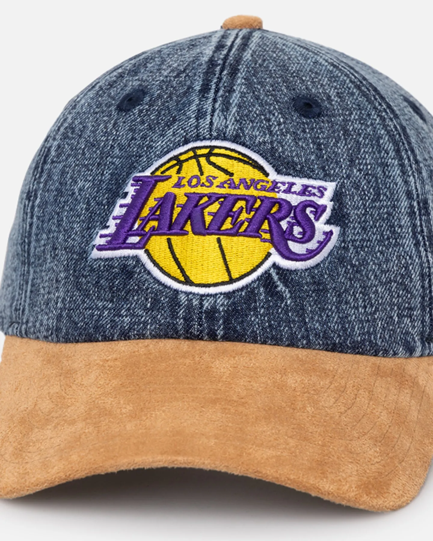 New Era Los Angeles Lakers 'Denim Shades' Casual Classic Strapback Denim/Wheat
