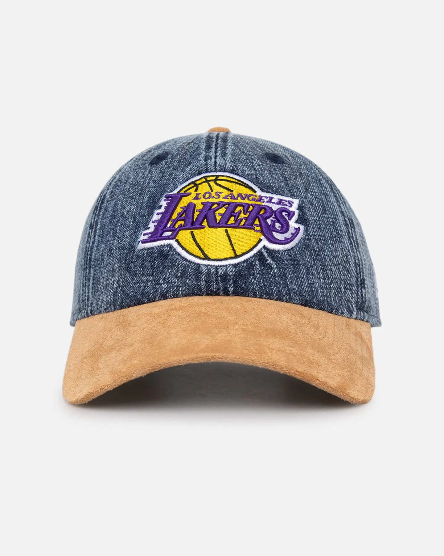 New Era Los Angeles Lakers 'Denim Shades' Casual Classic Strapback Denim/Wheat