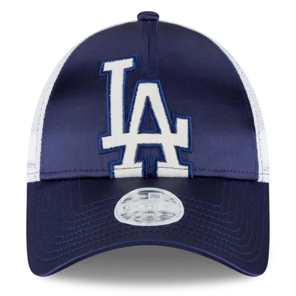 New Era MLB Women's Los Angeles Dodgers Satin Chic 2 9FORTY Adjustable Hat
