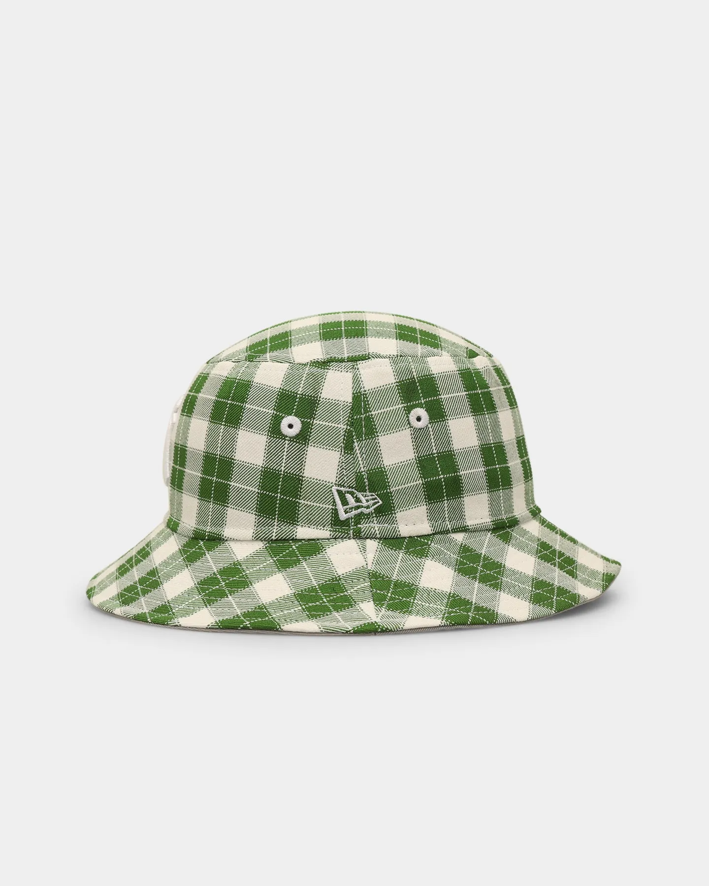 New Era New York Yankees 'Plaid' Bucket Hat Green