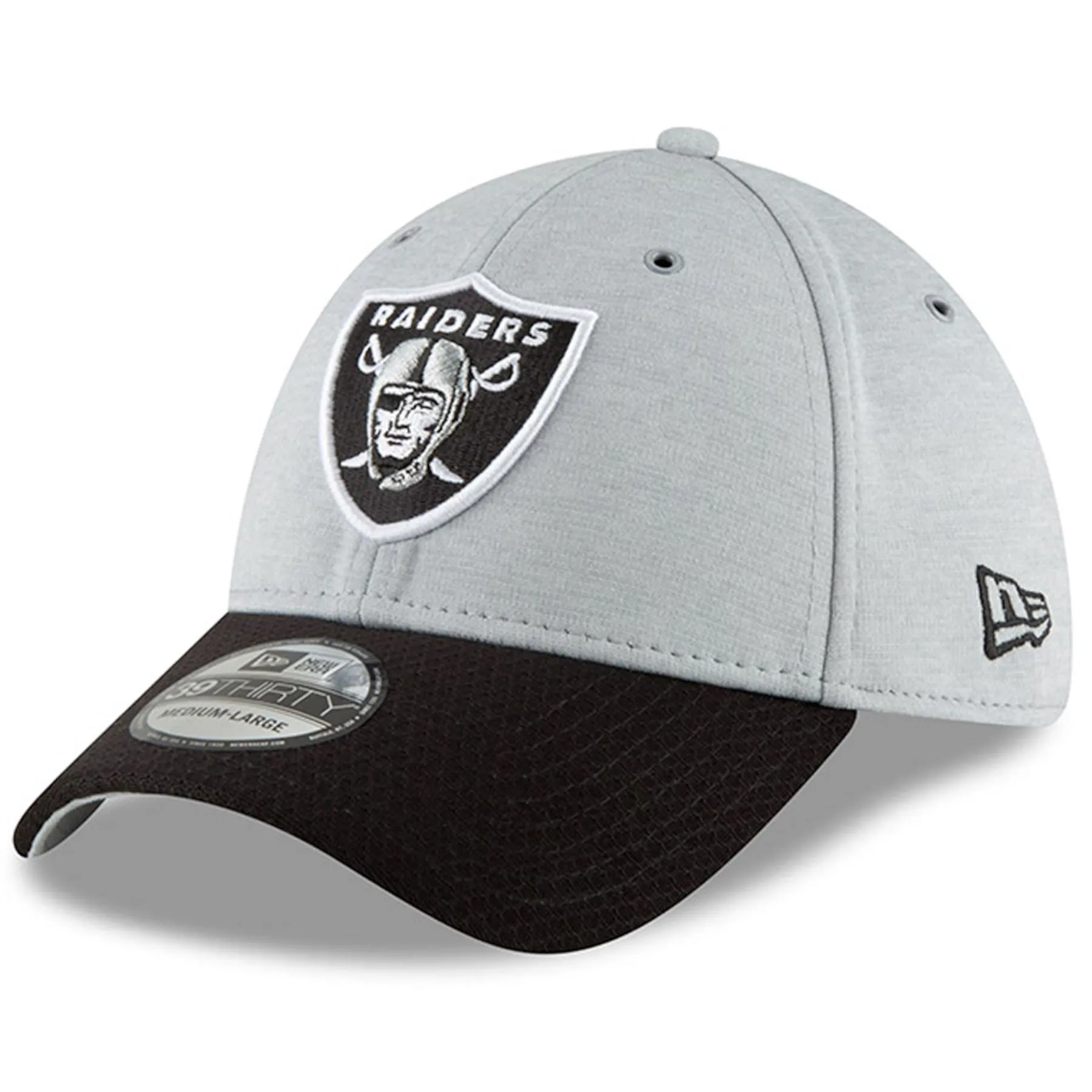 New Era NFL Men's Las Vegas Raiders 2018 Sideline Official 39Thirty Flex Hat