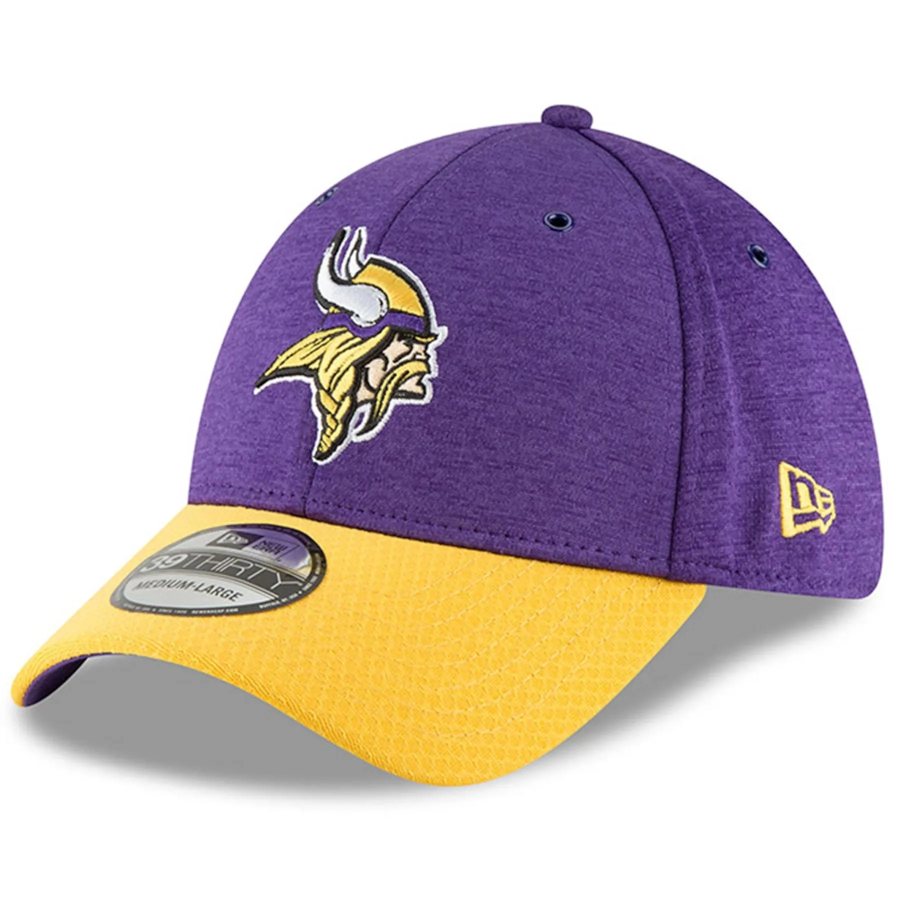New Era NFL Men's Minnesota Vikings 2018 Sideline Official 39Thirty Flex Hat
