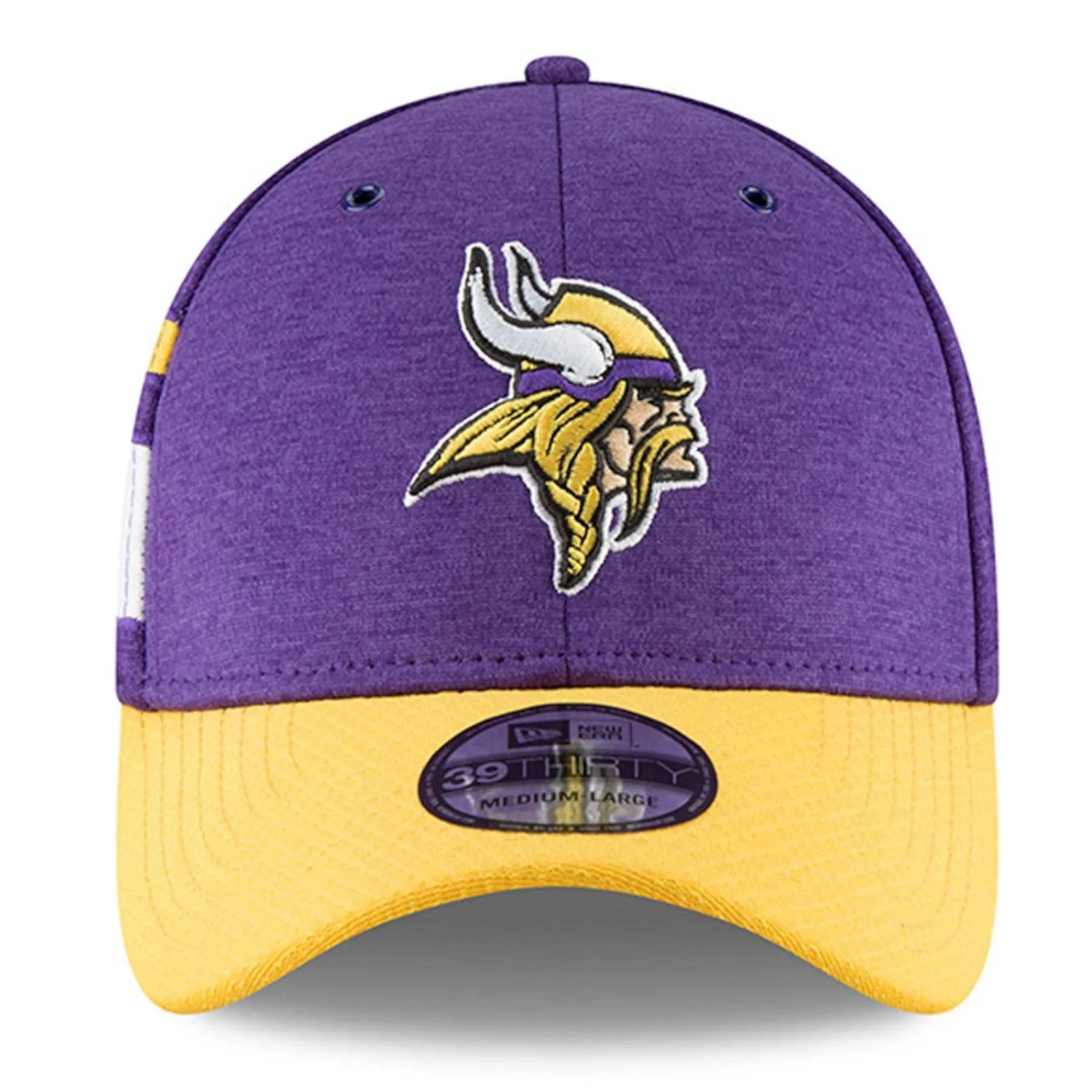 New Era NFL Men's Minnesota Vikings 2018 Sideline Official 39Thirty Flex Hat