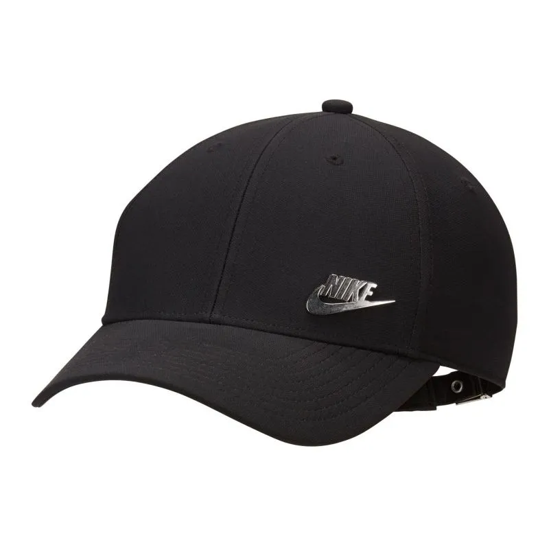 Nike Essential Black Cap with Adjustable Buckle and Breathable Design