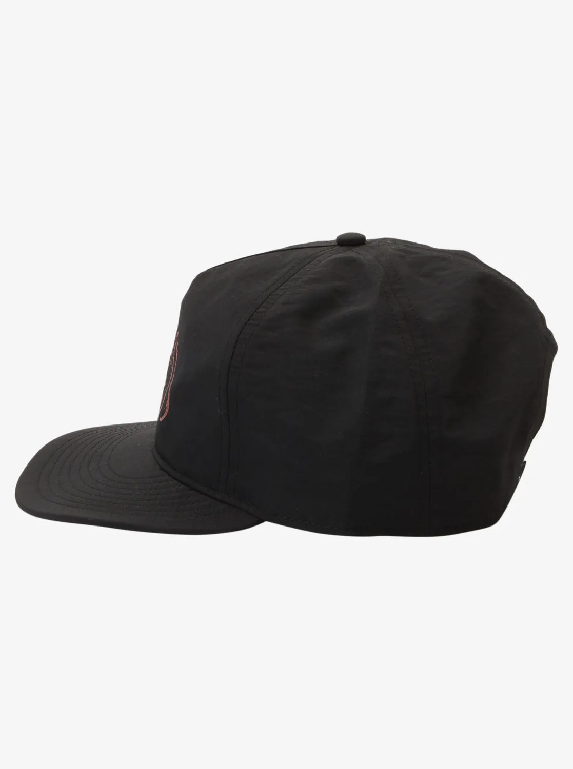 Nylo Cap Snapback Hat - Black