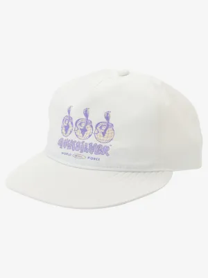 Nylo Cap Snapback Hat - Snow White