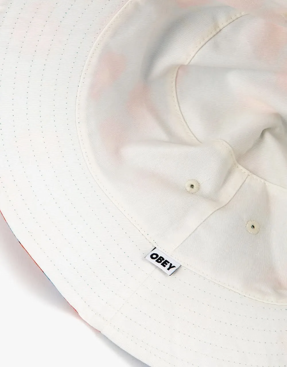 Obey Pollen Reversible Bucket Hat - Sky Blue Multi