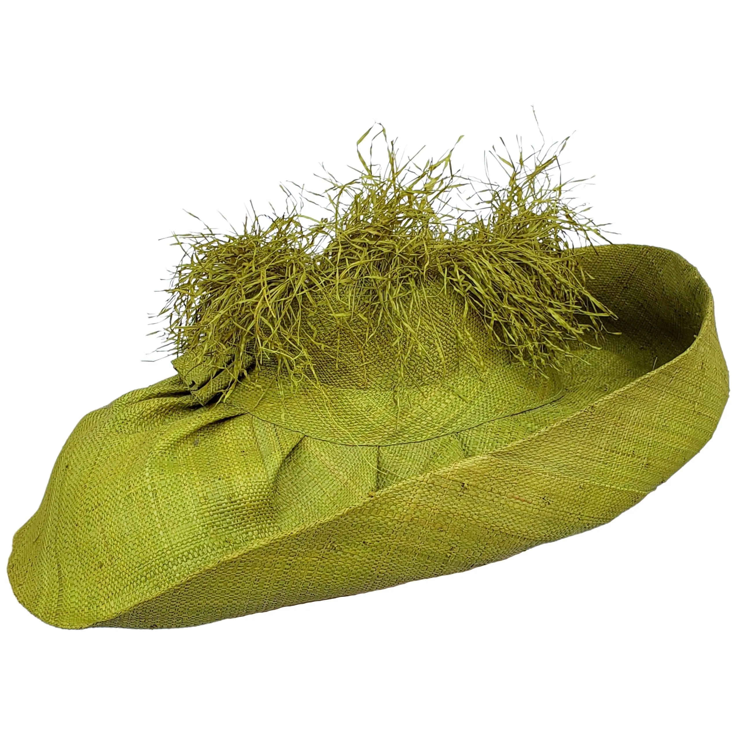 Ogechukwukama: Madagascar Big Brim Crown Out Raffia Sun Hat