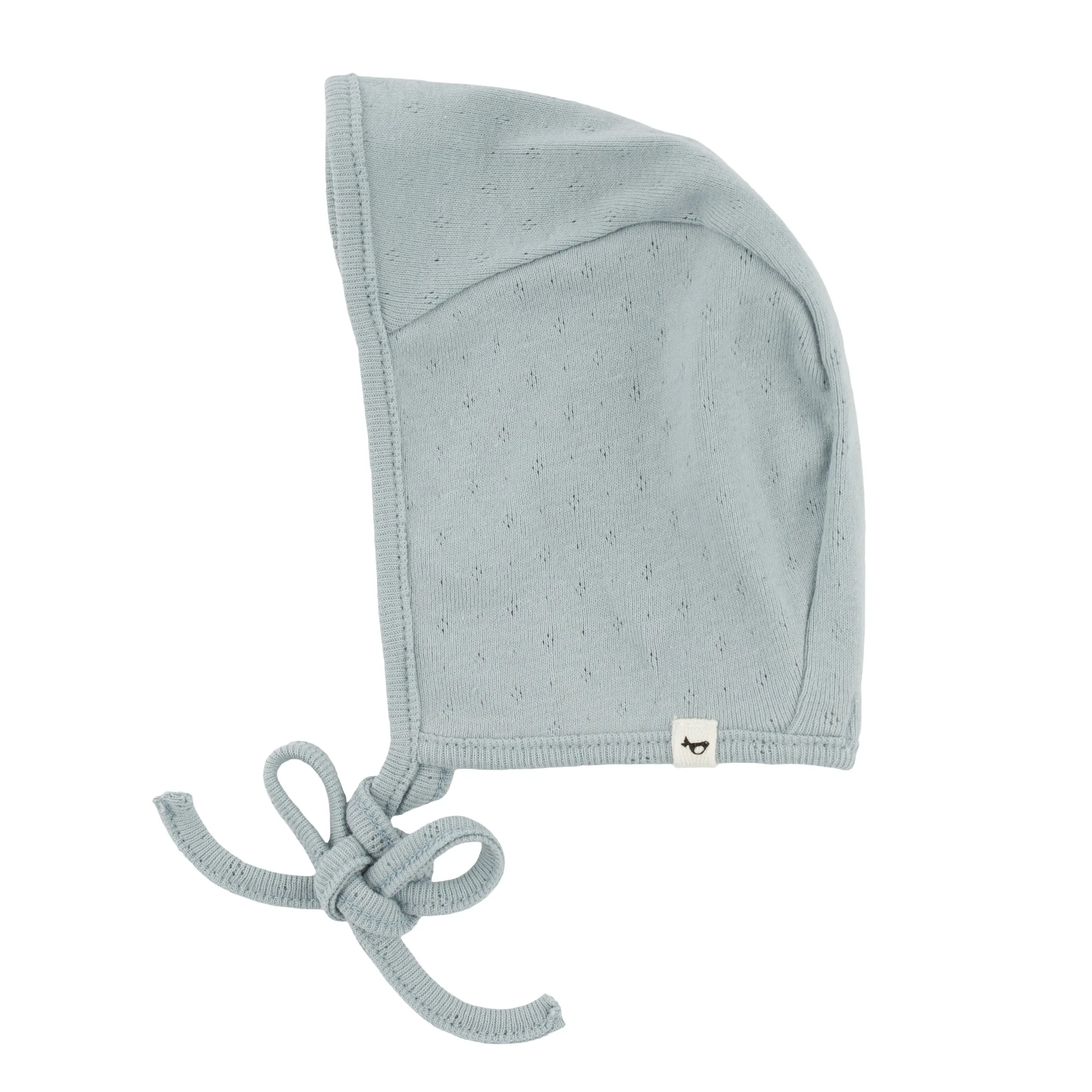 oh baby! Pointelle Soft Bonnet - Twinkle - Sky Blue