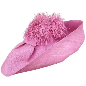 Omnira: Madagascar Big Brim Crown Out Raffia Sun Hat