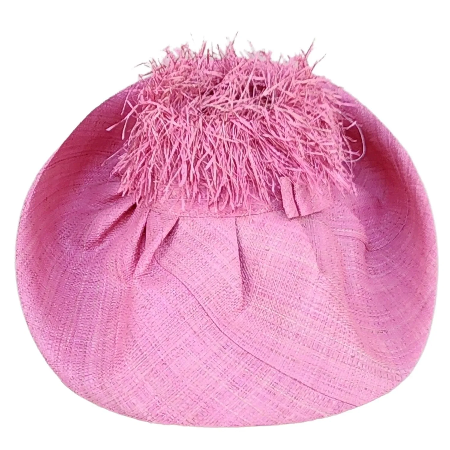 Omnira: Madagascar Big Brim Crown Out Raffia Sun Hat