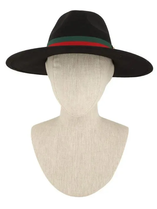 One Hat, Endless Charm with Stripe Band Fedora Hat