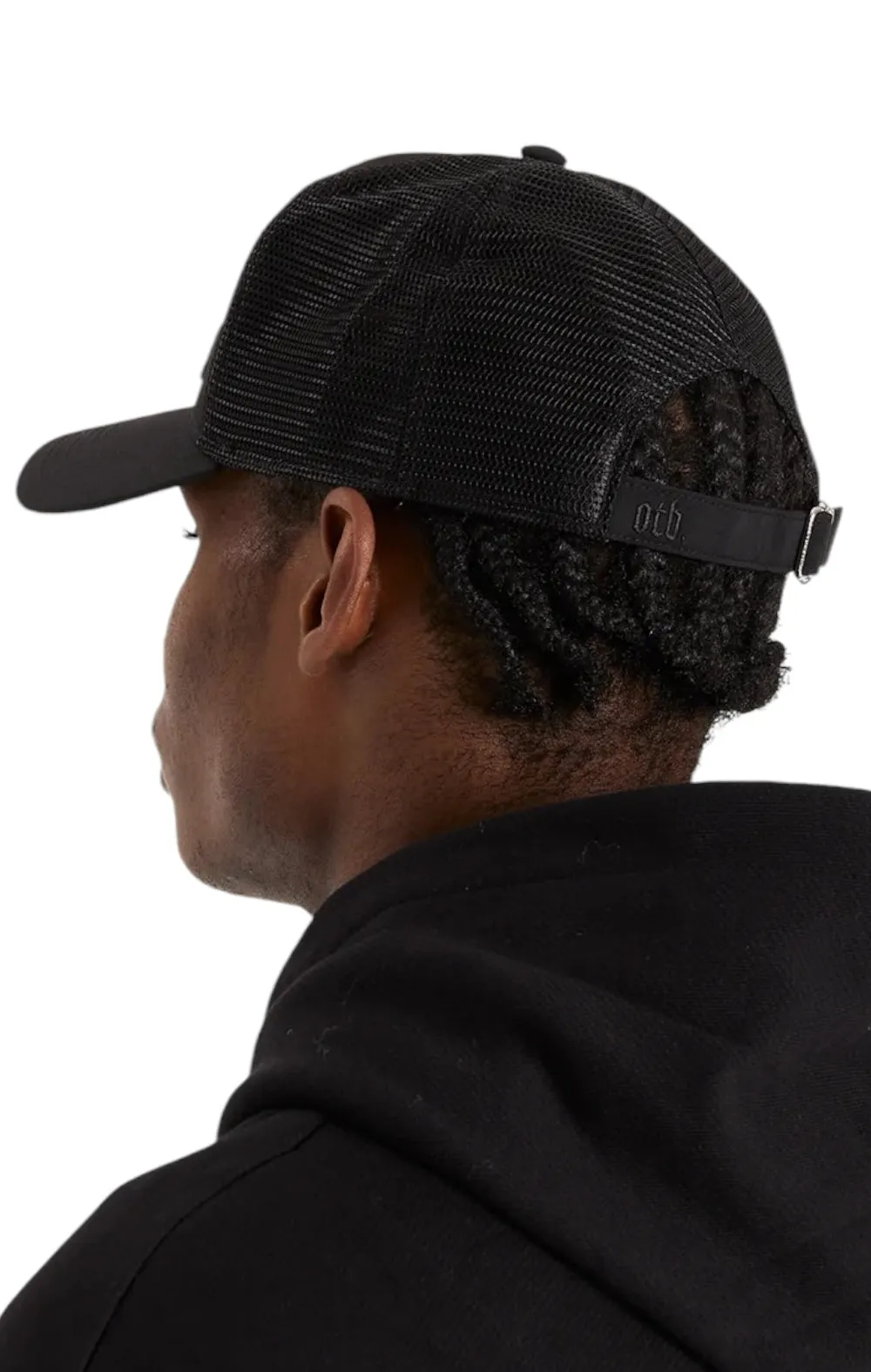 Only The Blind OTB-C1414 Hawk Mesh Trucker Cap Blk