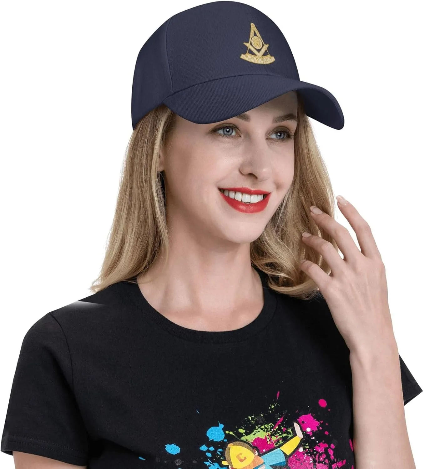 ONVOWO Past Master Jewel Funny Gifts Baseball Hats Men Black Hip Hop Hat Flat Hat Adjustable Cap Snapback Hat for Men Women