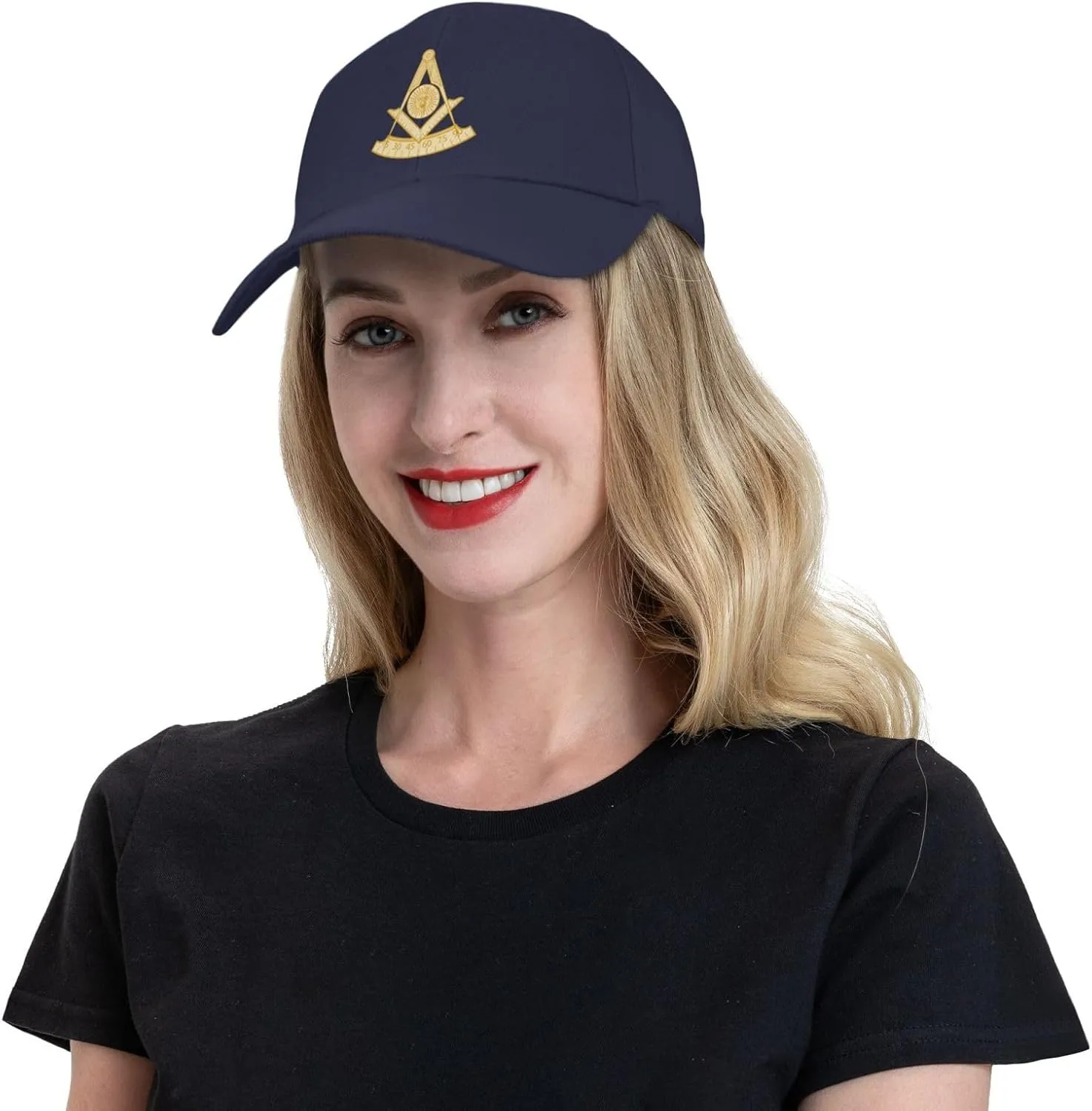 ONVOWO Past Master Jewel Funny Gifts Baseball Hats Men Black Hip Hop Hat Flat Hat Adjustable Cap Snapback Hat for Men Women