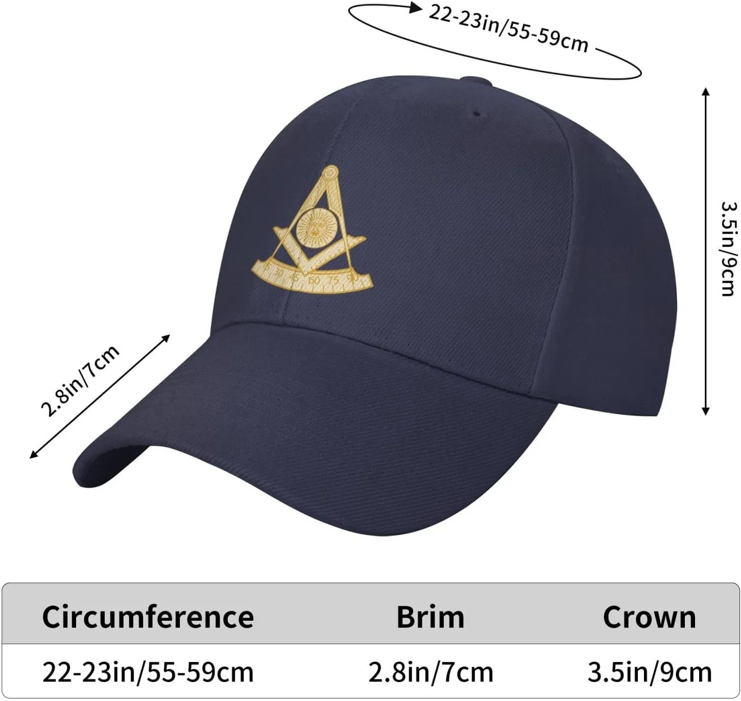 ONVOWO Past Master Jewel Funny Gifts Baseball Hats Men Black Hip Hop Hat Flat Hat Adjustable Cap Snapback Hat for Men Women
