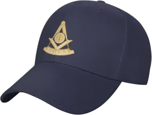 ONVOWO Past Master Jewel Funny Gifts Baseball Hats Men Black Hip Hop Hat Flat Hat Adjustable Cap Snapback Hat for Men Women