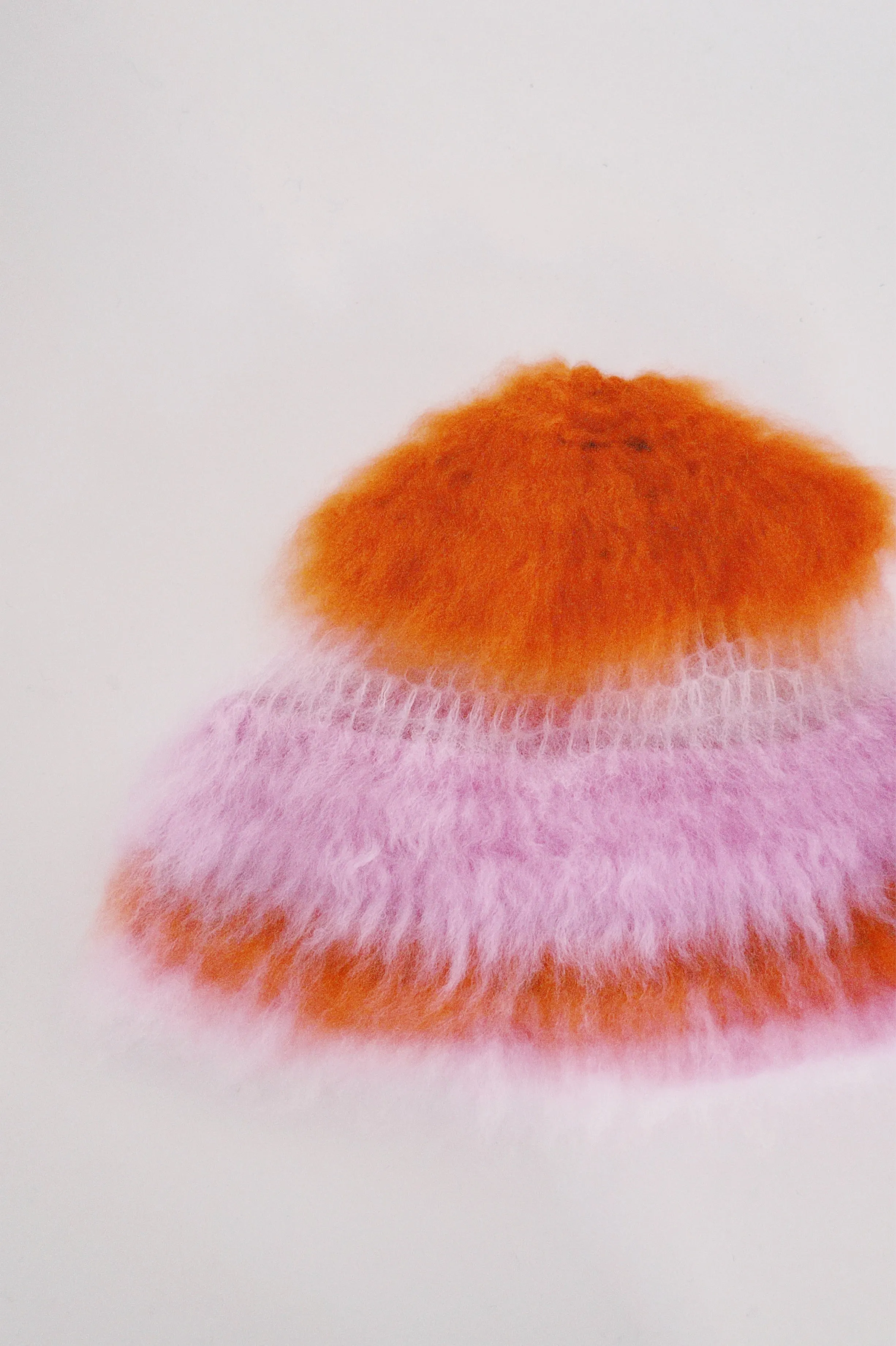 Orange and Pink crochet Hat
