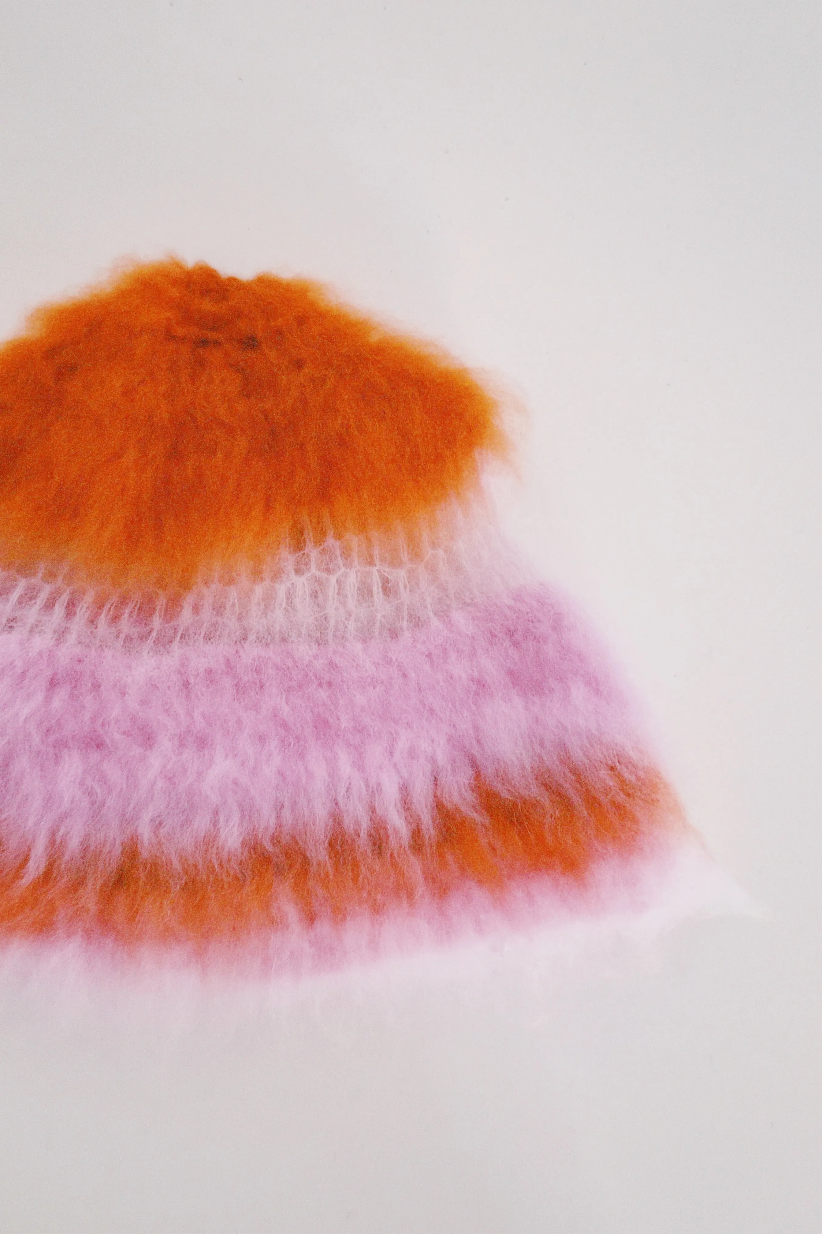 Orange and Pink crochet Hat