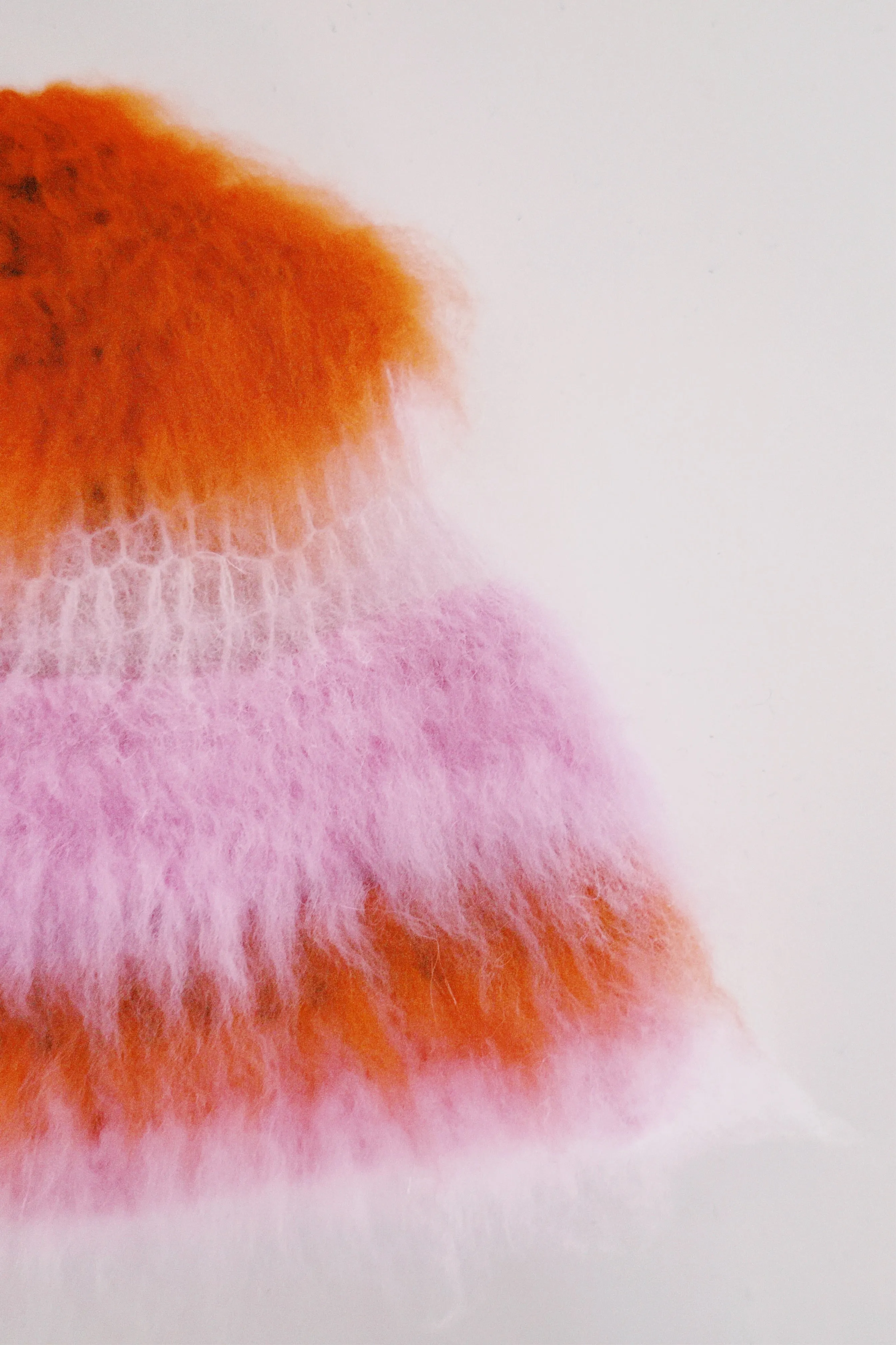 Orange and Pink crochet Hat