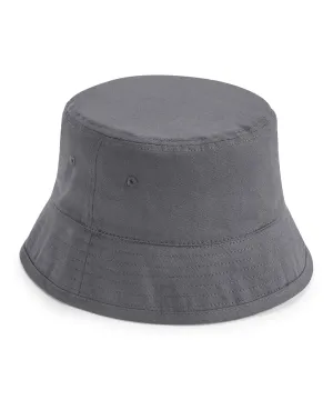 Organic cotton bucket hat | Graphite Grey