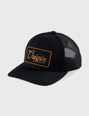 ORIGIN ATHLETIC SCRIPT TRUCKER HAT
