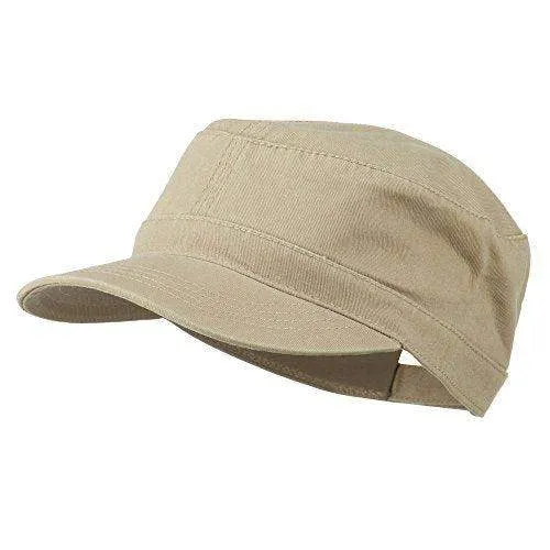 OTTO Military Cap Army Hat Garment Washed Cadet Cap - OSFM - OTTO 109