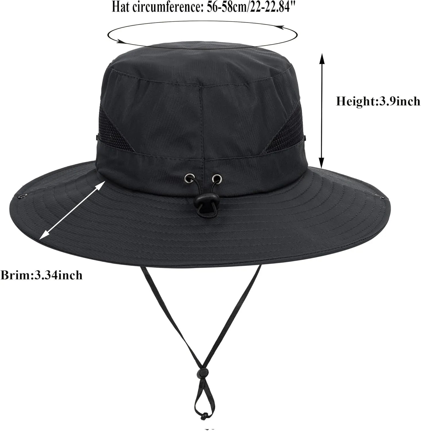 Outdoor Sun Hat Bucket Hats for Women Sun Protection Mesh Quick-Dry Cap UPF 50  (Adjustable Size)